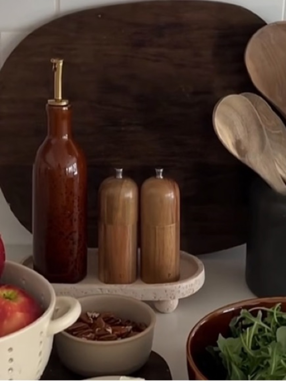 Short Stories Wooden Salt & Pepper Grinder Set
